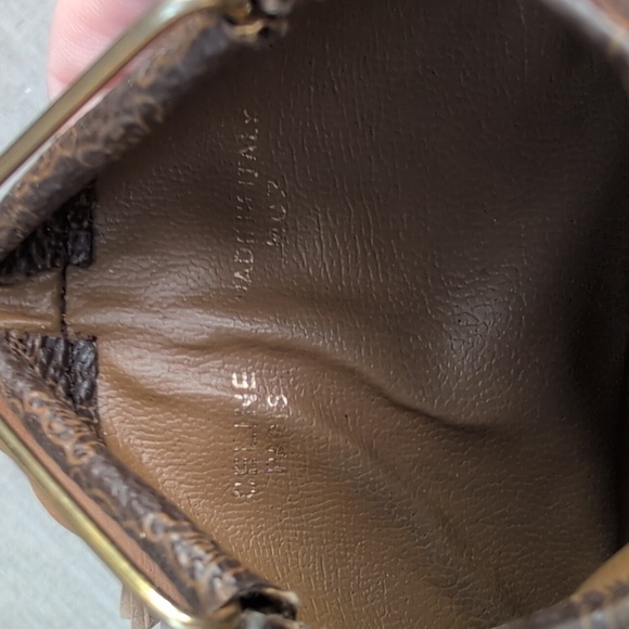 Vintage Celine Macadam Triangular Brown Leather Coin Purse - Picture 8 of 10